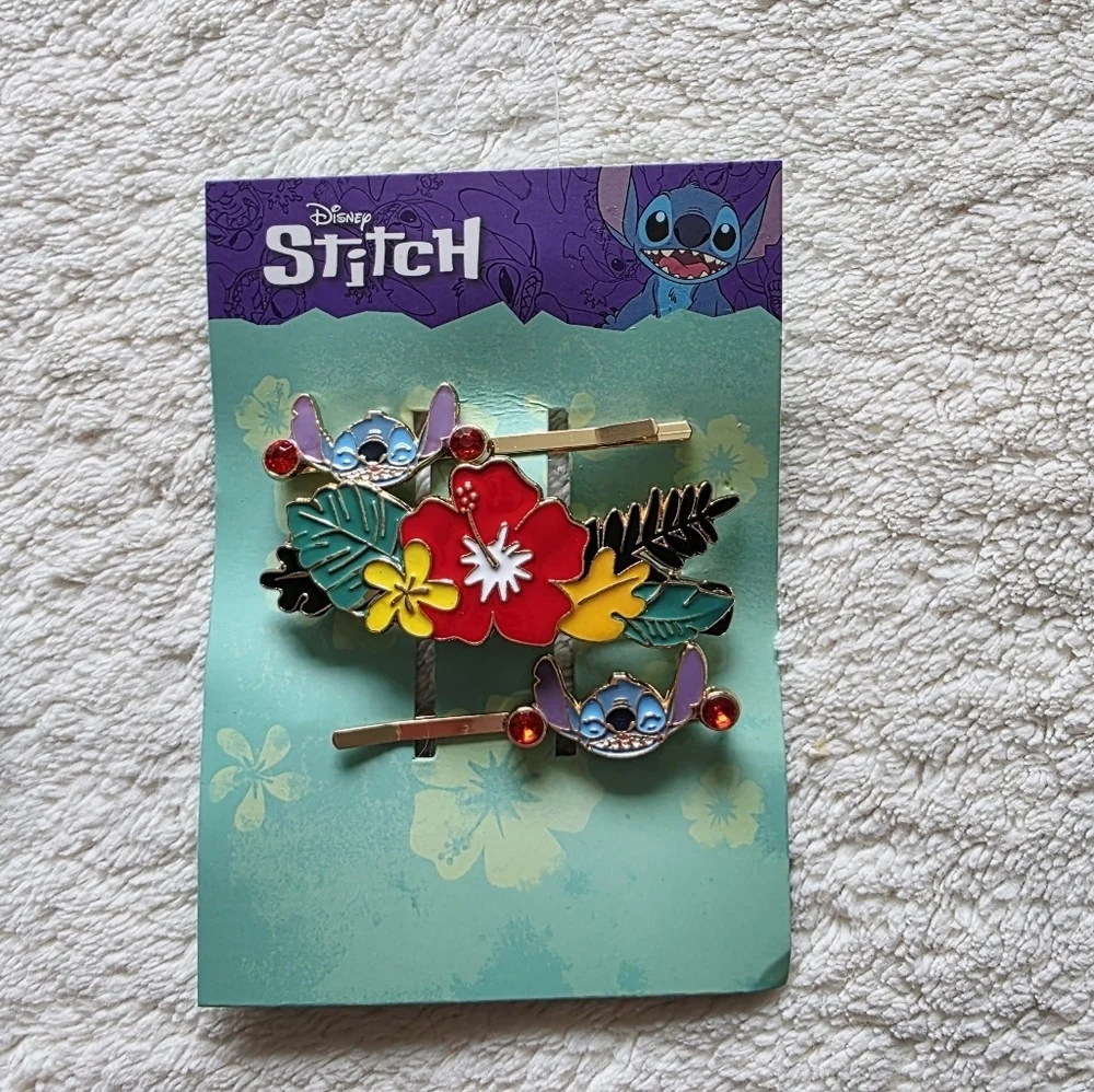 New Disney Lilo and Stitch Girls hair accessories: Scrunchie Set, Bow Set, Clip